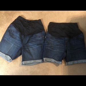 Maternity Jean shorts
